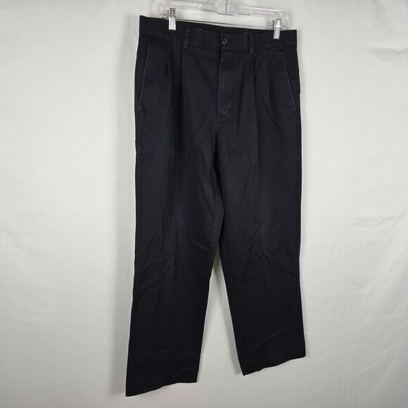 Nordstrom Chino Pants Men's 34 x 34 *** Dk Blue Straight Smartcare Wrinkle Free - Picture 16 of 16